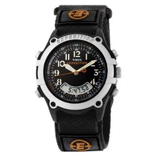 Timex Men's T49741 Expedition Analog Digital Black Fast Wrap Velcro Strap Watch Timex Watches