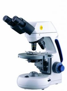 Swift Optical M15B P Infinity Corrected Non Digital Binocular Compound Microscope, Widefield 10x/20mm Eyepiece, 4x, 10x, 40xR, 100xR Plan Objective, 6V 20W Halogen Illuminator, 110V/220V