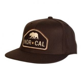 Nor Cal Men's Ranger Flexfit Hat Small/Medium Brown at  Mens Clothing store