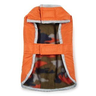 Zack & Zoey Polyester Nor'easter Dog Blanket Coat, Medium, Orange  Pet Coats 