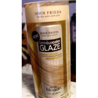 John Frieda Sheer Blonde Luminous Color Glaze   Platinum to Champagne 6.5 oz  Hair Highlighting Products  Beauty