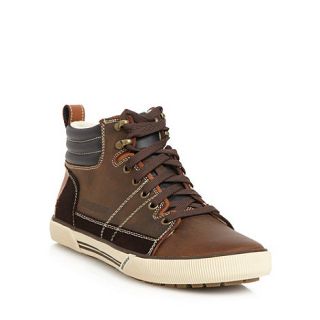 Skechers Brown Talon high top trainers