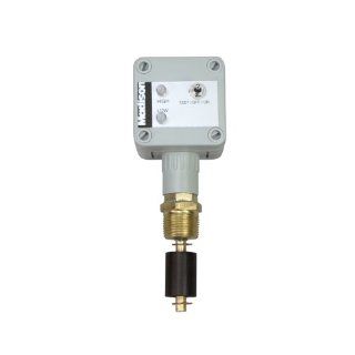 Madison M4168 1 FM Brass Normally Open Drum Level Indicator with Fixed Mount and High Alarm, 30 Watt SPST, 3/4" NPT, 150 psig Pressure Electronic Component Liquid Level Sensors