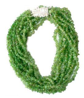 Peridot torsade necklace, 'Lime Mist' Jewelry