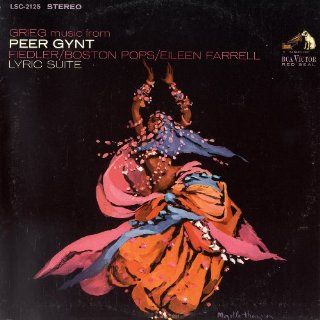 Grieg Peer Gynt Suites Nos. 1 and 2 * Lyric Suite   Eileen Farrell/Boston Pops/Arthur Fiedler (Reissue) Music