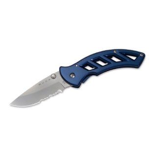 Buck 318BLX Parallex 2.8 Liner Locking Folding Knife (Midnight Blue)  Hunting Folding Knives  Sports & Outdoors