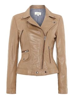 Linea Weekend Leather jacket Tan