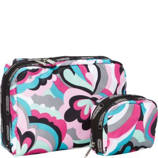 LeSportsac Extra Large Rectangular and Square Cosmetic Combo (Patent)