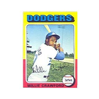 1975 Topps #186 Willie Crawford   NM MT at 's Sports Collectibles Store