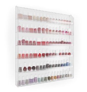 Nail Polish Wall Rack Organizer Holds up to 102 Bottles Beauty
