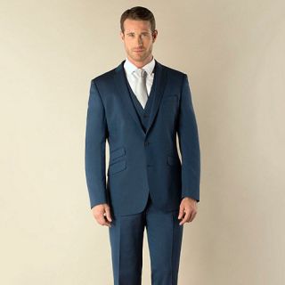 Ben Sherman Blue tonic 2 button kings slim fit suit jacket