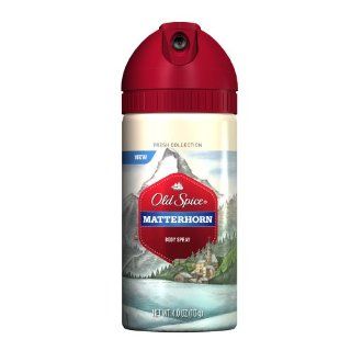Old Spice Fresh Collection Matterhorn Scent Men's Body Spray 4 Oz (Pack of 3) Health & Personal Care