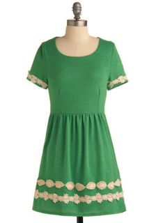Basil, Cilantro, Mint Dress  Mod Retro Vintage Printed Dresses