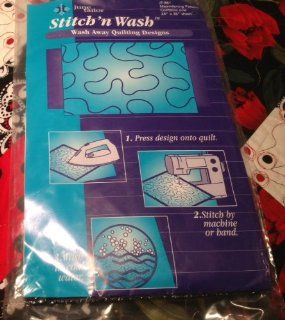 June Tailor   Stitch 'n Wash   Wash Away Quilting Designs   Meandering Pattern   Contains ONE 24" x 36" Sheet   Item #JT 881  Other Products  