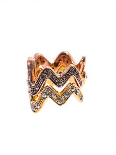 Carine zigzag stacking ring  CA&LOU