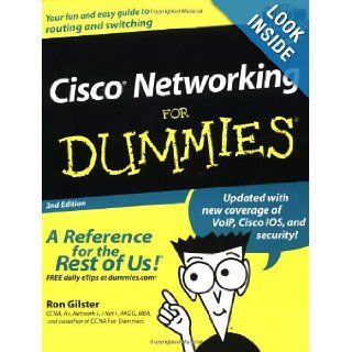 Cisco Networking For Dummies Ron Gilster 0785555110748 Books