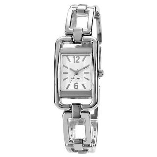 Nine West Ladies silver bracelet watch
