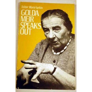 Golda Meir speaks out Marie SYRKIN Books