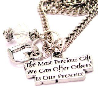 The Most Precious Gift We Can Offer Others Is Our Presence 18" Fashion Necklace Chain Necklaces Jewelry