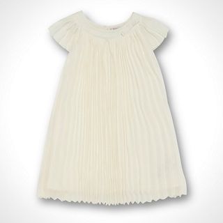 Baker by Ted Baker Babies cream pleated dress
