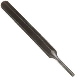 Martin P4 Alloy Steel 1/8" Point Pin Punch, 4 3/4" Overall Length, Industrial Black Finish Hand Tool Pin Punches