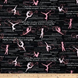 Kanvas All Stars Love Gymnastics Black Fabric