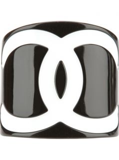 Chanel Vintage Logo Cuff   Rewind Vintage Affairs