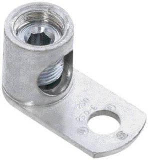 Panduit ML4T CY Barrel Post Lug, One Hole, Straight Tongue, Tin Plated, #14 SOL   #4 STR Copper Conductor Size Range, 1/4" Stud Hole Size, 0.09" Tongue Thickness, 0.54" Width, 0.55" Height, 1.11" Overall Length Electronic Componen