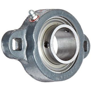 Browning VF2S 120SM Intermediate Duty Flange Unit, 2 Bolt, Setscrew Lock, Regreasable, Contact and Flinger Seal, Ductile Iron, Inch, 1 1/2" Bore, 3 9/16" Bolt Hole Spacing Width, 4 7/16" Overall Width Flange Block Bearings Industrial &