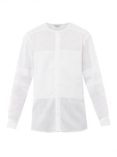 Collarless cotton shirt  Cerruti 1881 Paris