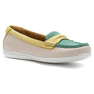 Clarks Cliffrose Enza  Women's   Turquoise/Yellow/White Leather