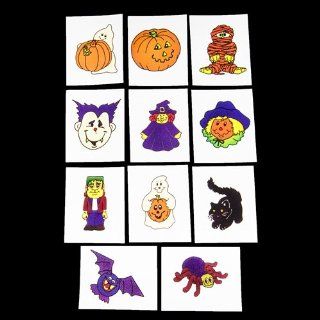 Halloween Glow in the Dark Tattoos   36 per pack Health & Personal Care