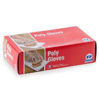 Disposable Poly Gloves   Medium 500 / Box for Food Service Health & Personal Care