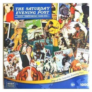 The Saturday Evening Post 1000 Piece Puzzle   Dogs Toys & Games