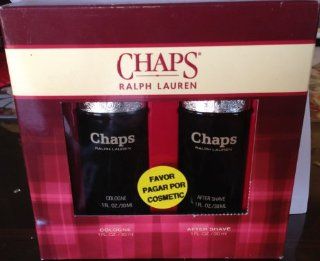 Chaps By Ralph Lauren 2 Pc SET with 1. Oz Cologne Splash and 1. Oz After Shave  Aftershave  Beauty