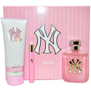 New York Yankees Women's 3 piece Fragrance Gift Set New York Gift Sets