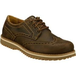 Men's Skechers Ridge Vanek Brown/Brown Skechers Oxfords