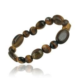 Glitzy Rocks Tiger's Eye Stretch Bracelet Glitzy Rocks Gemstone Bracelets