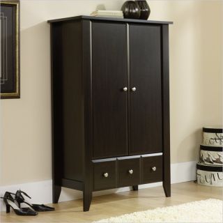 Sauder Shoal Creek Armoire in Jamocha Wood   409934