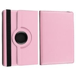 Pink Swivel Case/ Car Charger/ Travel Charger for  Kindle Fire BasAcc Tablet PC Accessories