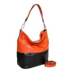 Women's Nino Bossi 5133 Tangerine/Black Nino Bossi Hobo Bags
