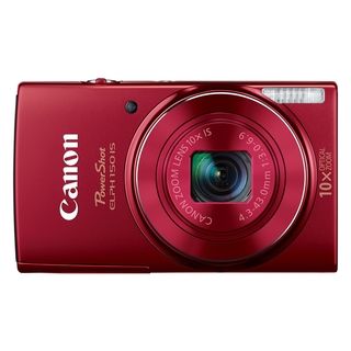 Canon PowerShot 150IS 20MP Red Digital Camera Canon Point & Shoot Cameras