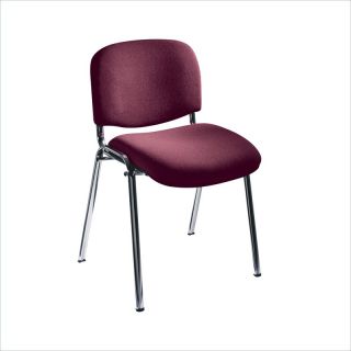 Safco Workspace Visit Upholstered Burgundy Stacking Chairs (Set of 2)   7400BG