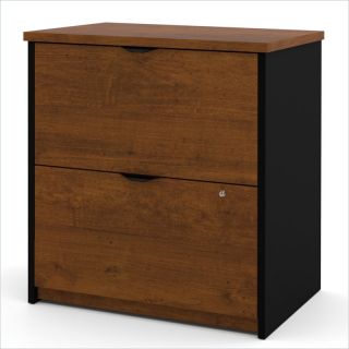 Bestar Innova 2 Drawer Lateral Wood File Storage in Tuscany Brown   92630 2163