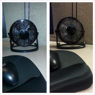IO Crest Mini USB Powered Desktop Cooling Fan SY ACC65055 Computers & Accessories