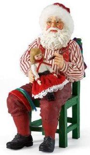 Enesco Department 56 Clothtique Possible Dreams *Doll Magic* Santa Painting Doll  Collectible Figurines  
