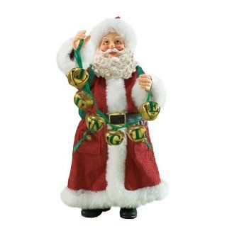 Department 56 Possible Dreams Clothtique Jingle all the Way Christmas Traditions Santa Figurine   Holiday Figurines