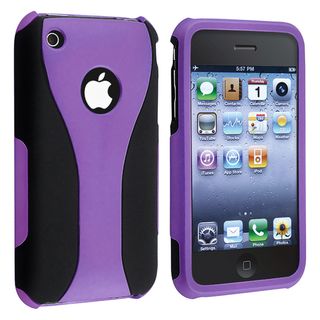BasAcc Purple/ Black Cup Shape Snap on Case for Apple iPhone 3G/ 3GS BasAcc Cases & Holders