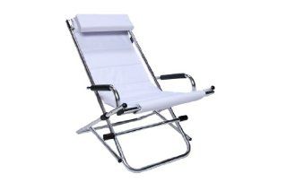 Twofold Bay Reclining Rocking Chair (White) An amazingly comfortable, lightweight & luxurious outdoor reclining chair, with all of the features that have made our outdoor chairs the most innovative on the market. Manufactured from reinforced aluminum, 