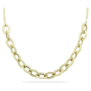14k Yellow Gold Open Link Necklace Gold Necklaces
